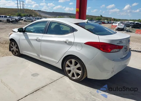 2013 Hyundai Elantra Limited из США, поврежденный, VIN 5NPDH4AE9DH232696